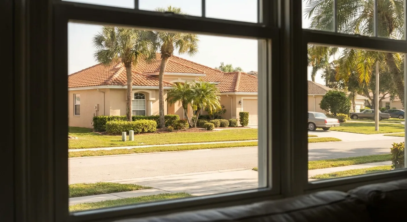 Suburban Pembroke Pines, FL home, often needing asbestos testing for permits or resale